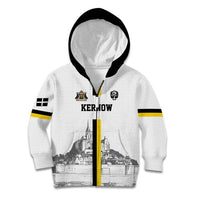Custom Cornwall Football Kid Hoodie Mont Saint Michel - Wonder Print Shop
