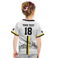 Custom Cornwall Football Kid T Shirt Mont Saint Michel - Wonder Print Shop