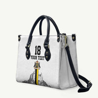 Custom Cornwall Football Leather Bag Mont Saint Michel - Wonder Print Shop