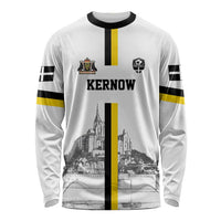 Custom Cornwall Football Long Sleeve Shirt Mont Saint Michel - Wonder Print Shop