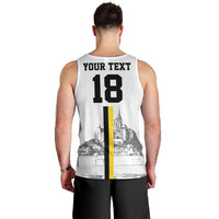 Custom Cornwall Football Men Tank Top Mont Saint Michel - Wonder Print Shop