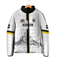 Custom Cornwall Football Padded Jacket Mont Saint Michel - Wonder Print Shop