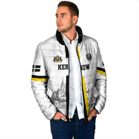 Custom Cornwall Football Padded Jacket Mont Saint Michel - Wonder Print Shop