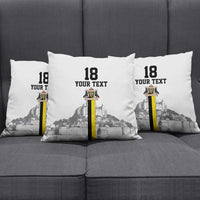 Custom Cornwall Football Pillow Cover Mont Saint Michel - Wonder Print Shop