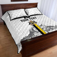 Custom Cornwall Football Quilt Bed Set Mont Saint Michel - Wonder Print Shop
