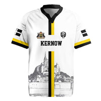 Custom Cornwall Football Rugby Jersey Mont Saint Michel - Wonder Print Shop