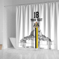 Custom Cornwall Football Shower Curtain Mont Saint Michel - Wonder Print Shop