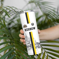 Custom Cornwall Football Skinny Tumbler Mont Saint Michel - Wonder Print Shop