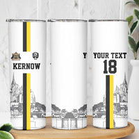 Custom Cornwall Football Skinny Tumbler Mont Saint Michel - Wonder Print Shop