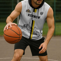 Custom Cornwall Football Sleeveless Hoodie Mont Saint Michel - Wonder Print Shop