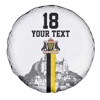 Custom Cornwall Football Spare Tire Cover Mont Saint Michel - Wonder Print Shop
