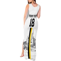 Custom Cornwall Football Tank Maxi Dress Mont Saint Michel - Wonder Print Shop