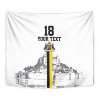 Custom Cornwall Football Tapestry Mont Saint Michel - Wonder Print Shop
