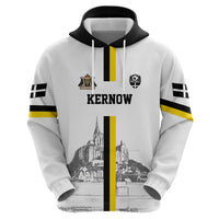 Custom Cornwall Football Zip Hoodie Mont Saint Michel - Wonder Print Shop