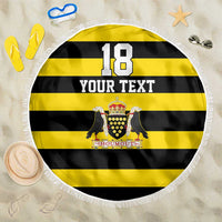 Custom Cornwall Rugby Beach Blanket One and All - Wonder Print Shop