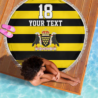 Custom Cornwall Rugby Beach Blanket One and All - Wonder Print Shop