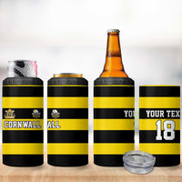 Custom Cornwall Rugby 4 in 1 Can Cooler Tumbler One and All - Wonder Print Shop
