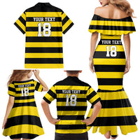 Custom Cornwall Rugby Family Matching Mermaid Dress and Hawaiian Shirt One and All - Wonder Print Shop