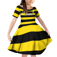 Custom Cornwall Rugby Family Matching Off Shoulder Short Dress and Hawaiian Shirt One and All - Wonder Print Shop