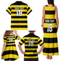 Custom Cornwall Rugby Family Matching Tank Maxi Dress and Hawaiian Shirt One and All - Wonder Print Shop