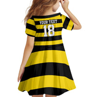 Custom Cornwall Rugby Kid Short Sleeve Dress One and All - Wonder Print Shop