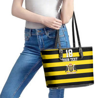 Custom Cornwall Rugby Leather Tote Bag One and All - Wonder Print Shop