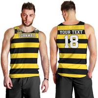 Custom Cornwall Rugby Men Tank Top One and All - Wonder Print Shop