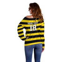 Custom Cornwall Rugby Off Shoulder Sweater One and All - Wonder Print Shop