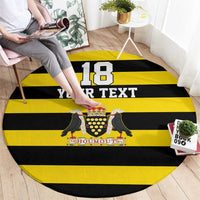 Custom Cornwall Rugby Round Carpet One and All - Wonder Print Shop