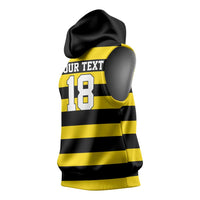 Custom Cornwall Rugby Sleeveless Hoodie One and All - Wonder Print Shop