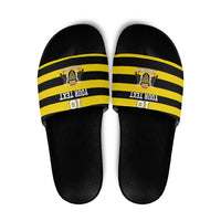 Custom Cornwall Rugby Slide Sandals One and All - Wonder Print Shop