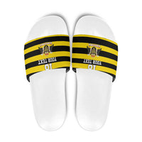 Custom Cornwall Rugby Slide Sandals One and All - Wonder Print Shop
