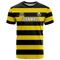 Custom Cornwall Rugby T Shirt One and All - Wonder Print Shop