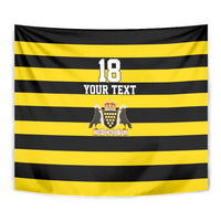 Custom Cornwall Rugby Tapestry One and All - Wonder Print Shop