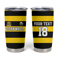 Custom Cornwall Rugby Tumbler Cup One and All - Wonder Print Shop
