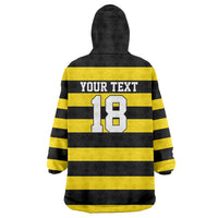 Custom Cornwall Rugby Wearable Blanket Hoodie One and All - Wonder Print Shop