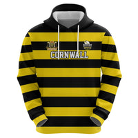 Custom Cornwall Rugby Zip Hoodie One and All - Wonder Print Shop