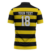 Custom Cornwall Rugby Zipper Polo Shirt One and All - Wonder Print Shop