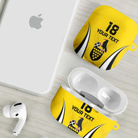 Custom Cornwall Rugby AirPods Case Cornish Chough Go Champion - Wonder Print Shop