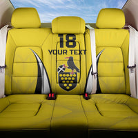 Custom Cornwall Rugby Back Car Seat Cover Cornish Chough Go Champion - Wonder Print Shop