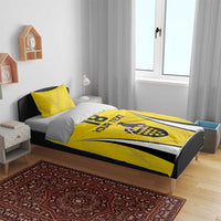 Custom Cornwall Rugby Bedding Set Cornish Chough Go Champion - Wonder Print Shop