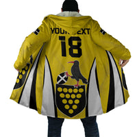 Custom Cornwall Rugby Cloak Cornish Chough Go Champion - Wonder Print Shop
