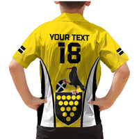 Custom Cornwall Rugby Family Matching Mermaid Dress and Hawaiian Shirt Cornish Chough Go Champion - Wonder Print Shop