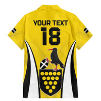 Custom Cornwall Rugby Family Matching Mermaid Dress and Hawaiian Shirt Cornish Chough Go Champion - Wonder Print Shop