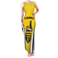 Custom Cornwall Rugby Family Matching Tank Maxi Dress and Hawaiian Shirt Cornish Chough Go Champion - Wonder Print Shop