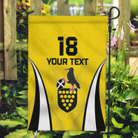 Custom Cornwall Rugby Garden Flag Cornish Chough Go Champion - Wonder Print Shop