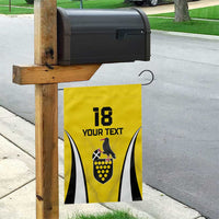 Custom Cornwall Rugby Garden Flag Cornish Chough Go Champion - Wonder Print Shop