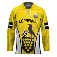 Custom Cornwall Rugby Hockey Jersey Cornish Chough Go Champion - Wonder Print Shop