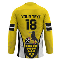 Custom Cornwall Rugby Hockey Jersey Cornish Chough Go Champion - Wonder Print Shop