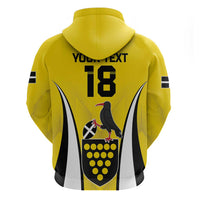 Custom Cornwall Rugby Hoodie Cornish Chough Go Champion - Wonder Print Shop